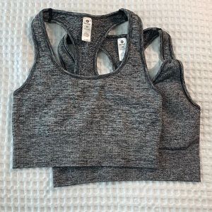 90 Degree by Reflex: Grey Sport Bras